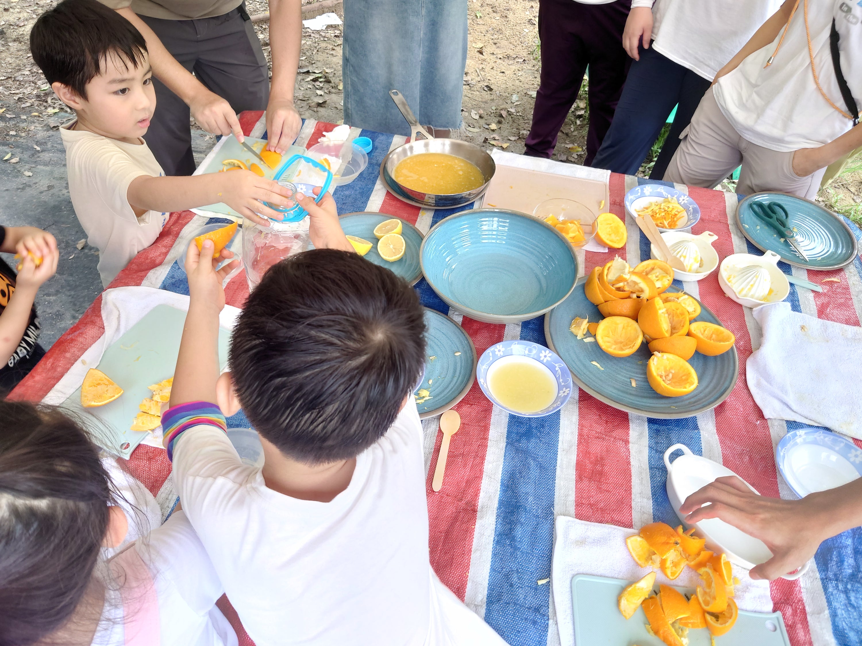 農場製作香橙果醬