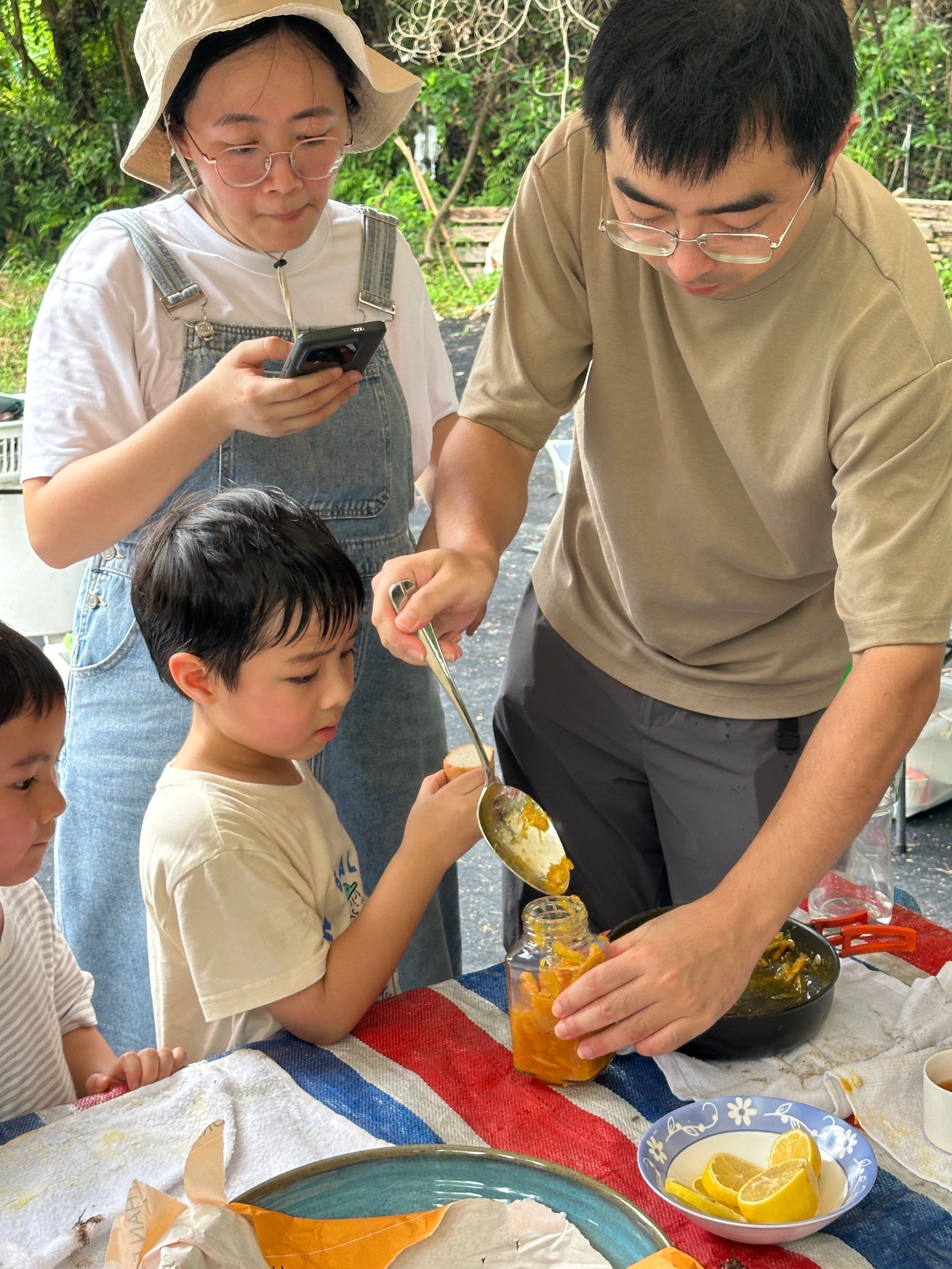 農場製作香橙果醬