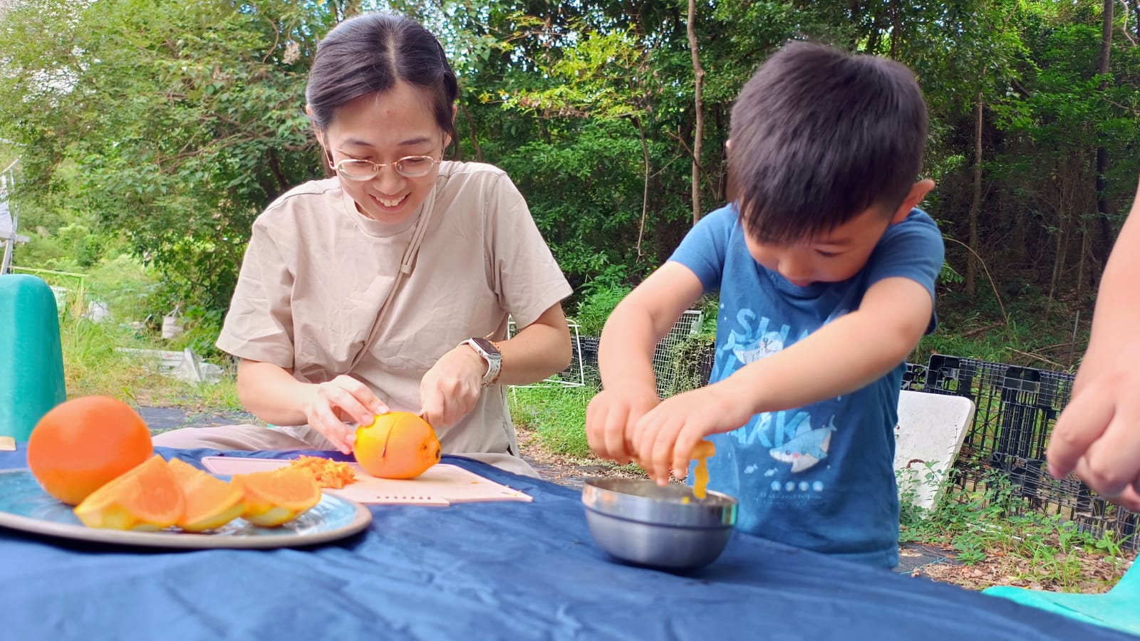 農場製作香橙果醬