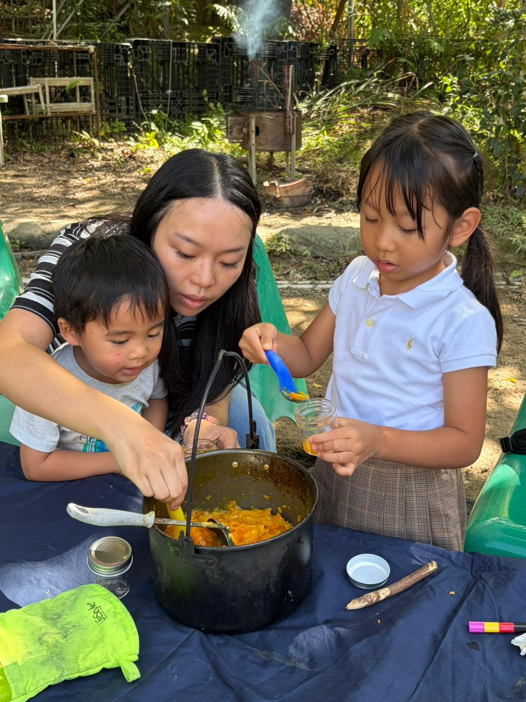 農場製作香橙果醬